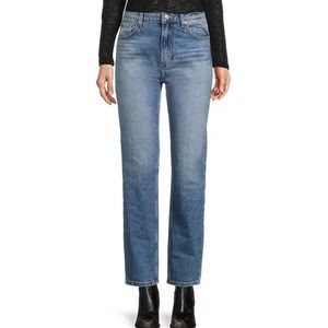 FREE PEOPLE “PACIFICA HIGH RISE STRAIGHT LEG JEANS”